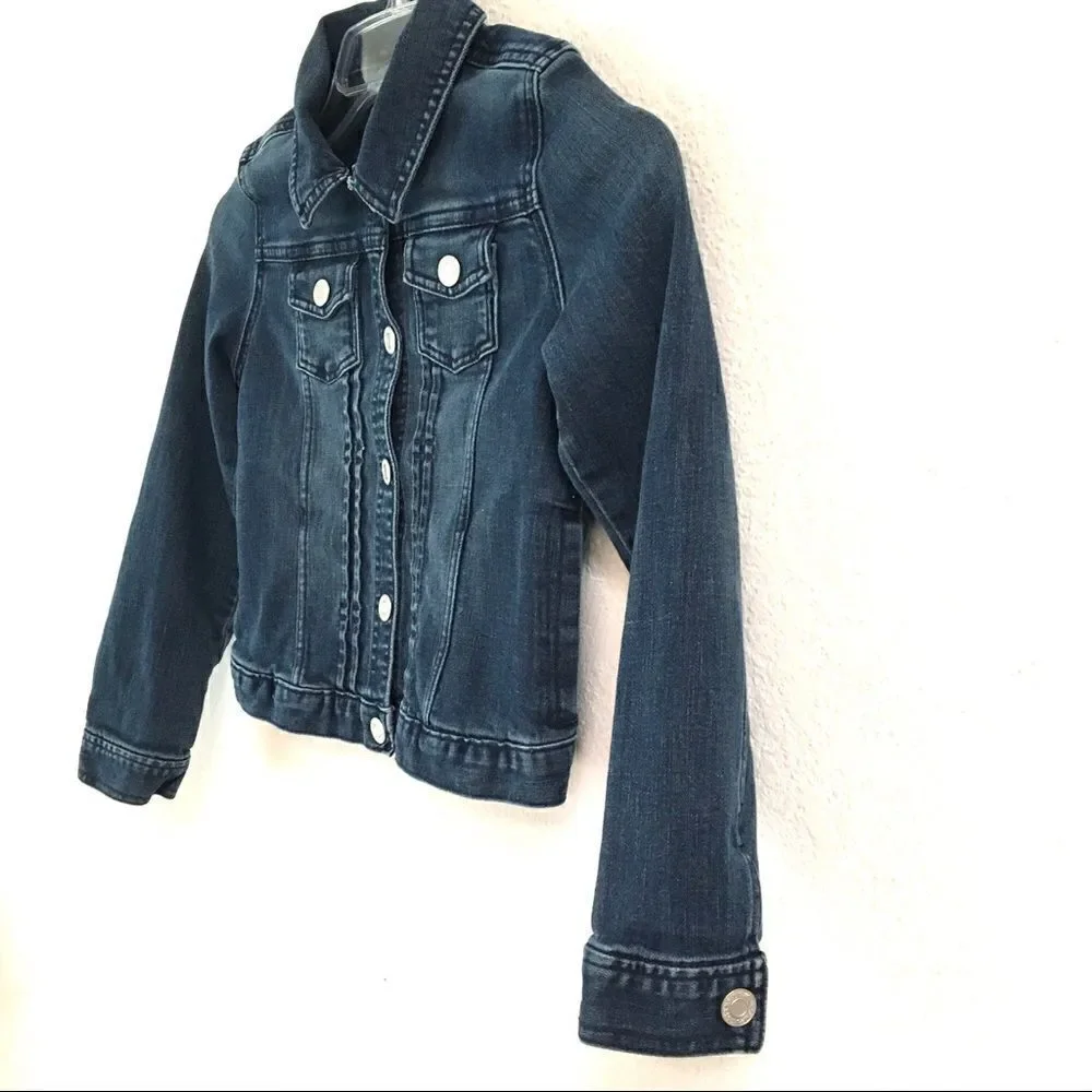 ‎Gap Kids snap front denim jean jacket unisex M